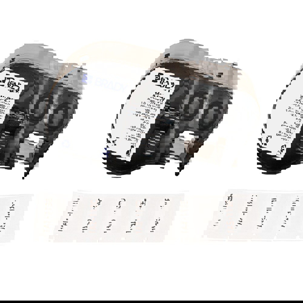 Labels, Ribbons & Tapes; Application: Self-Laminating Labels ; Type: Self-Laminating Labels ; Color Family: White ; Color: Black on White, Clear ; Number Of Labels Per Roll: 340 ; For Use With: BMP41; BMP51; BMP53; M511